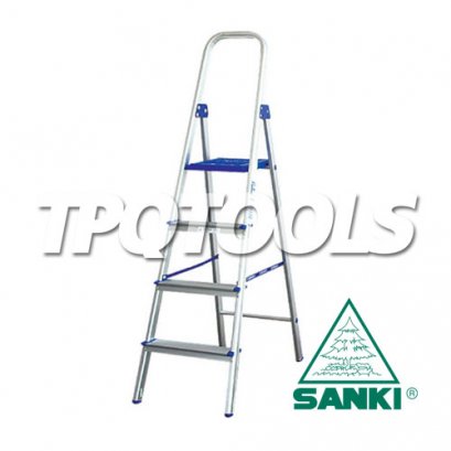 LD-HT06 (6 ฟุต) บันไดอลูมิเนียมโมเดิร์นรุ่นมือจับ สีน้ำเงิน SANKI