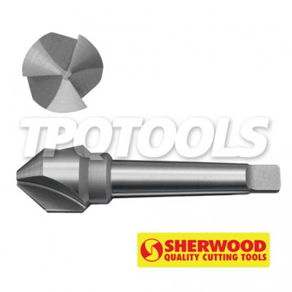 เคาเตอร์ซิงค์ HSS-Co 5% 3 Flute Countersink - Taper Shank