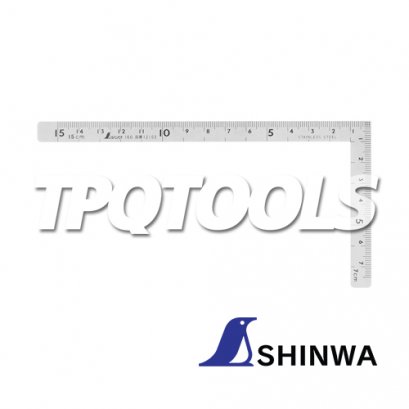 12103 ฉากแสตนเลสแบบชุบขาว 10 x 5 ซม. SHINWA Stainless Steel Square