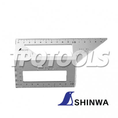 62113 เกจวัดอลูมิเนียม 168x63x73 มม. SHINWA Aluminum Layout Gauge