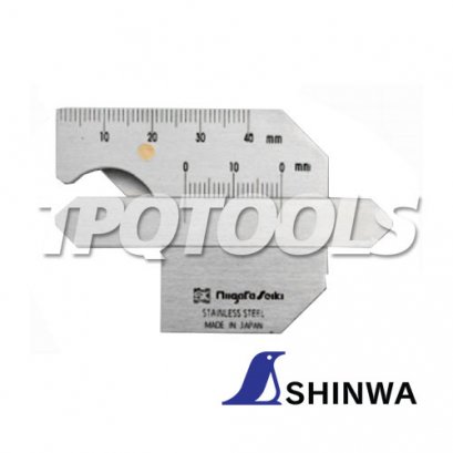 58691 เกจวัดแนวเชื่อม 70.5 x 48 x 7 มม. SHINWA Welding Thickness Gauge