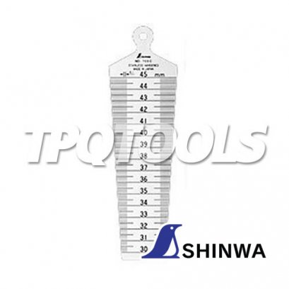 62610 เตเปอร์เกจ 30 ~ 45 มม. SHINWA Taper Gauge in metal case