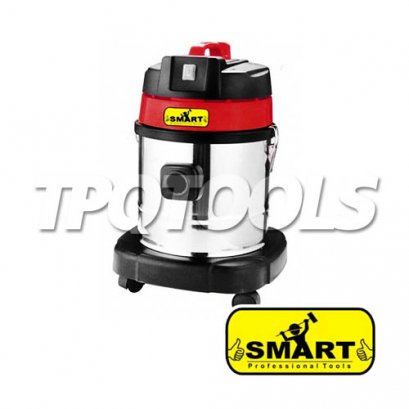 STV-30L เครื่องดูดฝุ่นแห้ง/เปียก อุตสาหกรรม ขนาด 30 ลิตร 220V / 1000W ตัวถังทำด้วยสแตนเลส (ไม่เป็นสนิม) พร้อมล้อเลื่อนเคลื่อนย้ายสะดวกใช้งาน+พร้อมระบบลูกลอยกันน้ำเข้ามอเตอร์ สำหรับงานเบา-งานหนักสบาย (อะไหล่ครบ+มีบริการหลังการขาย)