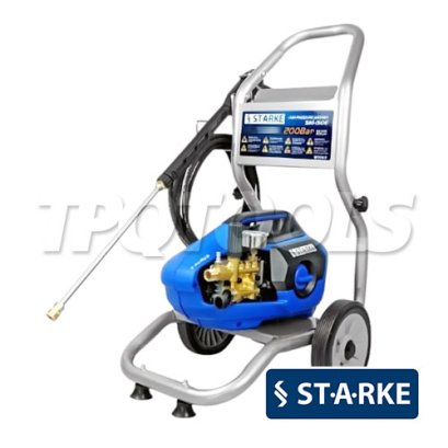 SHI-150E (TAURUS พร้อมรถเข็น) เครื่องฉีดน้ำแรงดันสูง 200 บาร์ 2500 วัตต์ แรงดันไฟฟ้า 220-240V/50 เฮิรตซ์ + พร้อมรถเข็น STARKE