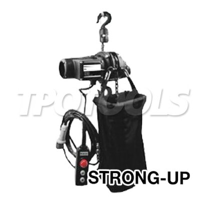 DH-500 รอกไฟฟ้าสำหรับอุตสาหกรรมบันเทิง ขนาด 0.5 ตัน 2 ทิศทาง 220V โซ่ยาว 6 เมตร STRONG-UP Electric chain hoist (Taiwan)