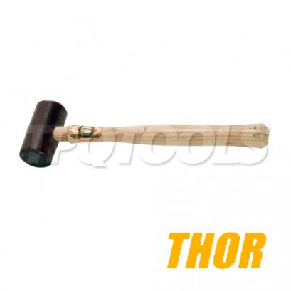 02-114 ค้อนหนังล้วนด้ามไม้ 8 ออนซ์ THOR Rawhide Mallets