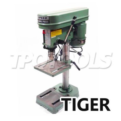 T-13 แท่นเจาะ (แท่นสว่าน) 1/2 นิ้ว 250W ดอกสว่าน 13 มม. 5 สปีด พร้อมมอเตอร์ในตัว TIGER