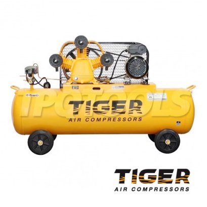 TGA310-270M ปั๊มลมสายพาน ถังลม 270 ลิตร 10 HP มอเตอร์ 10 HP 380V ไทเกอร์ TIGER