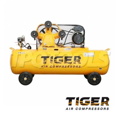 TGA33-150M ปั๊มลมสายพาน ถังลม 150 ลิตร 3 HP มอเตอร์ 4 HP 220V ไทเกอร์ TIGER