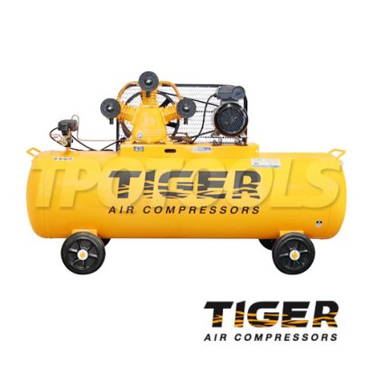 TGA33-270M ปั๊มลมสายพาน ถังลม 270 ลิตร 3 HP มอเตอร์ 4 HP 220V ไทเกอร์ TIGER