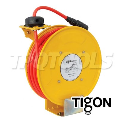 MA810N โรลม้วนเก็บสายลม ไทก้อน (Tigon) ขนาดรูด้านใน 8 มม. ขนาดรูด้านนอก 12 มม. ความยาว 10 เมตร แรงดันสูงสุดขณะทำงาน 15 บาร์ เหมาะกับใช้งานในอุตสาหกรรมทั่วไป ผลิตจากประเทศเกาหลี