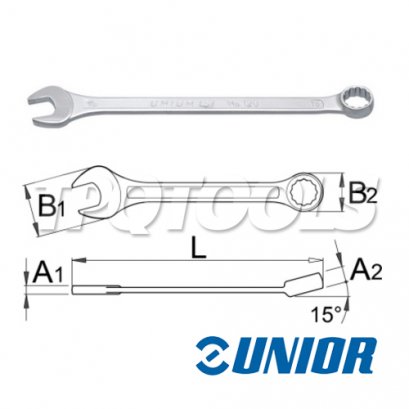 ประแจตัวยาว ชุบขาวไม่ปัดเงา รุ่น 120/2