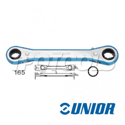 ประแจแหวนฟรี 12 เหลี่ยม รุ่น 165A (Inch)