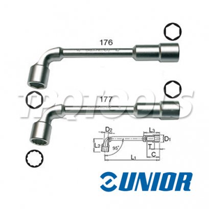 ประแจบล็อกตัวแอล 2 หัว รุ่น 176
