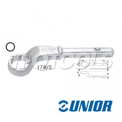 ประแจแหวนเดี่ยวต่อด้าม รุ่น 178/2