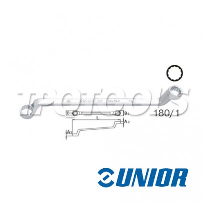 ประแจแหวนปากตาย รุ่น 180/1 (mm)