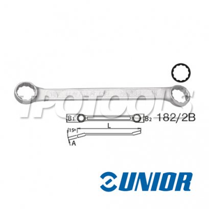 ประแจแหวนตรงหัวหักมุม รุ่น 182/2B
