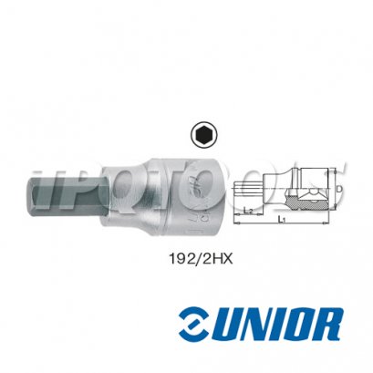 192/2HX ลูกบล็อกเดือยโผล่ ขนาด 1/2&quot; (mm)