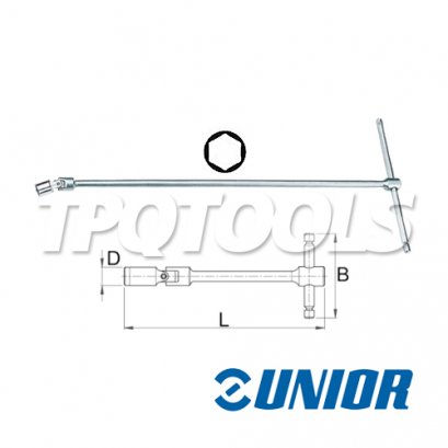 บล็อกตัวทีหัวพับด้ามเลื่อน รุ่น 194/1A1