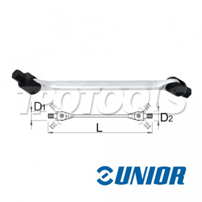 ประแจบล็อกเดือยโผล่ 2 หัว 6P รุ่น 202/2AHX