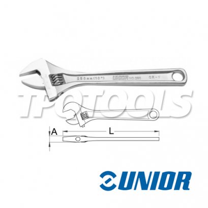 ประแจเลื่อนชุบขาวปัดเงา รุ่น 250/1