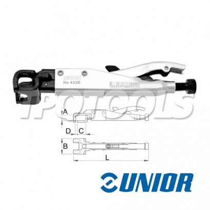 คีมล็อคช่างเชื่อม B รุ่น 433/4B