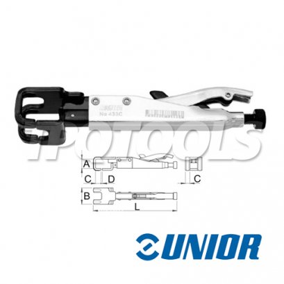 คีมล็อคช่างเชื่อม C รุ่น 433/4C