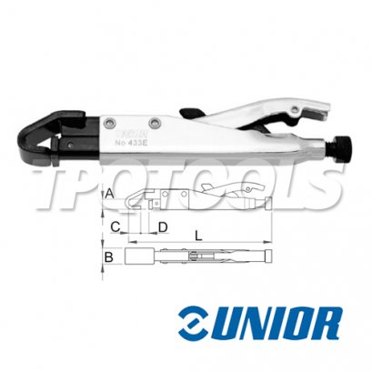 คีมล็อคช่างเชื่อม E รุ่น 433/4E