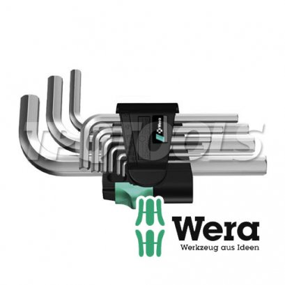 ชุดประแจหกเหลี่ยมสั้น 9 ตัว 5/34 - 3/8 นิ้ว 021416 (021415)