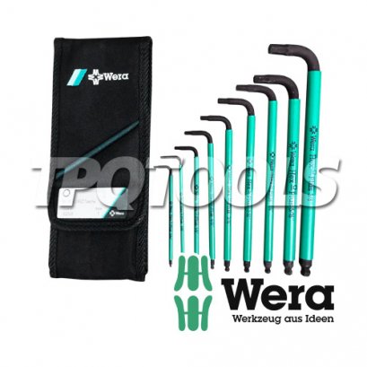 ชุดประแจหกเหลี่ยมหัวบอล 9 ตัว 5/64 - 3/8 นิ้ว 950SPKL/9SZ (022528)