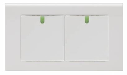 หน้ากาก ขนาด 3 ช่อง พร้อม สวิตซ์ทางเดียว ขนาด 1.5 ช่อง