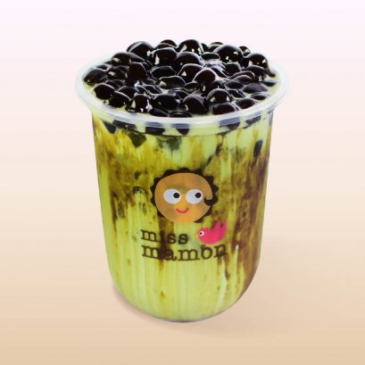 มัทฉะลาเต้บราวน์ชูการ์ไข่มุก