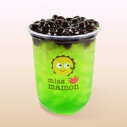 ชาเขียวแอปเปิ้ลไข่มุก