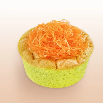 มาม่อนเค้กใบเตย ฝอยทอง