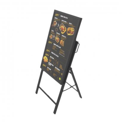 A325 ขาตั้งทีวี/เมนูอาหาร แบบมีล้อเลื่อน (รับน้ำหนักจอสูงถึง 50 กก.)