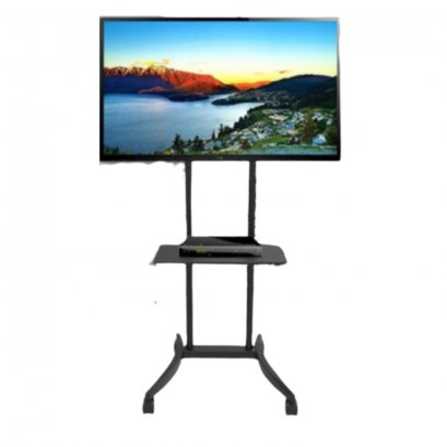 A336A ขาตั้งทีวีปรับระดับความสูงได้ มีล้อเลื่อน (รับน้ำหนักจอสูงถึง 50 กก.)