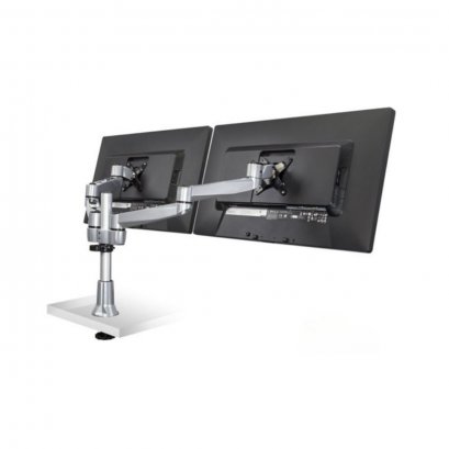 แขนจับ 2 จอ แขน Swivel แบบยึดโต๊ะ (รองรับจอสูงสุด 27&quot;)