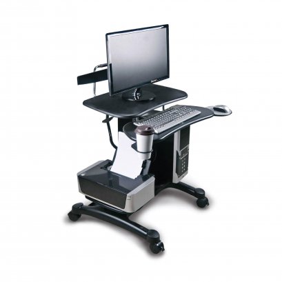Sit / Stand Mobile Computer Desk