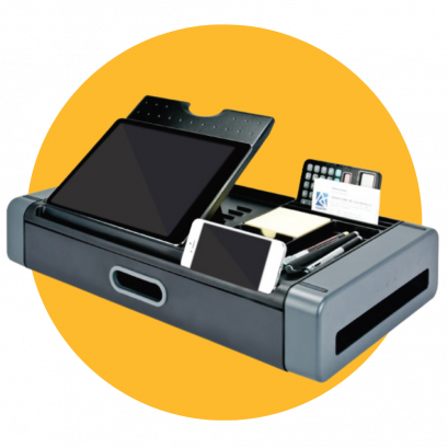 Deluxe Phone Station With Drawer