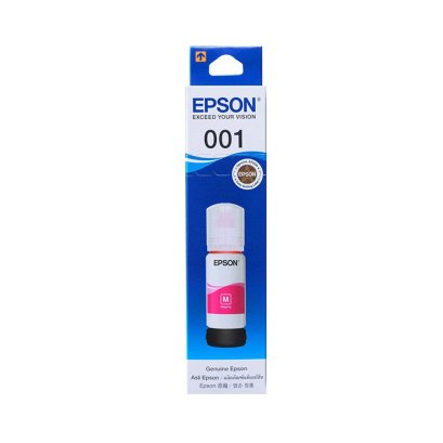 Epson T03Y300 (001) Magenta น้ำหมึกเติมแบบขวด สีม่วงแดง (70 ml.) ของแท้  รับประกันศูนย์