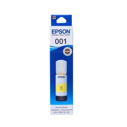 Epson T03Y400 (001) Yellow น้ำหมึกเติมแบบขวด สีเหลือง (70 ml.) ของแท้ รับประกันศูนย์