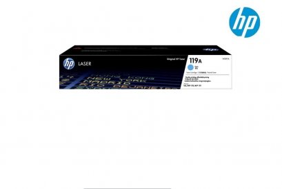 HP 119A  W2091A  หมึกพิมพ์เลเซอร์โทนเนอร์สีฟ้า รับประกันศูนย์บริการของแท้แน่นอน