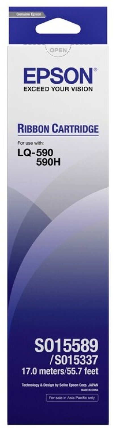 Epson S015589 ผ้าหมึก(สีดำ) ของแท้ ประกันศูนย์