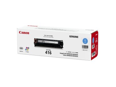 Canon Cartridge-416 C Cyan ตลับหมึกโทนเนอร์ (สีฟ้า) ของแท้ ประกันศูนย์