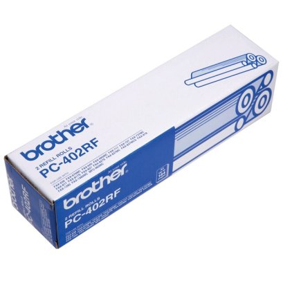 ตลับฟิล์มพร้อมม้วนฟิล์ม Brother PC-402RF (บรรจุ 2 ม้วน) ของแท้ ประกันศูนย์