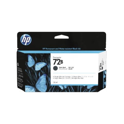 HP 72B 130ml Matte Black (สีดำด้าน) DJ Ink ตลับหมึกอิงค์เจ็ท ของแท้ ประกันศูนย์