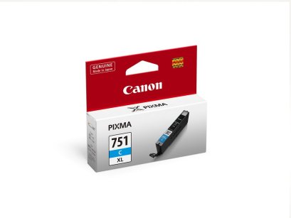 Canon CLI-751 C XL Cyan ตลับหมึกอิงค์เจ็ท (สีฟ้า) ของแท้ รับประกันศูนย์
