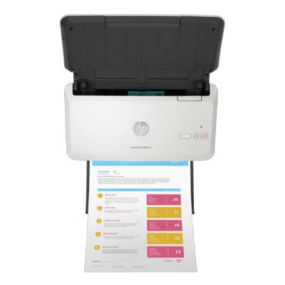 เครื่องสแกนเนอร์ HP ScanJet Pro 2000 s2 Sheetfeed Scanner - ScanJet (6FW06A)