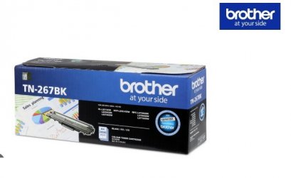 BROTHER-TN-267BK หมึกพิมพ์เลเซอร์โทนเนอร์สีดำ รับประกันศูนย์บริการของแท้แน่นอน