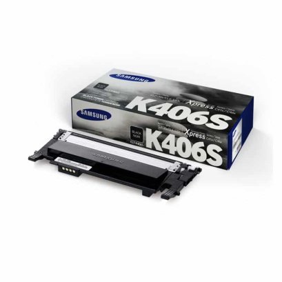 Samsung CLT-K406S Black ตลับหมึกโทนเนอร์ (สีดำ) ของแท้ รับประกันศูนย์  (SU120A)